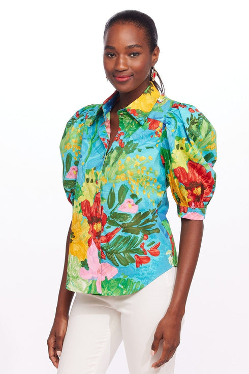 Sadie Collared Half Sleeve Shirt Top - Matisse